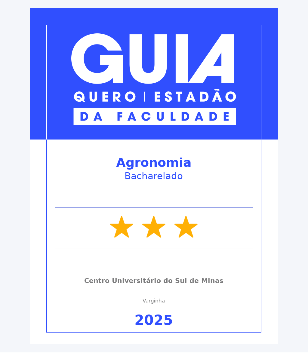Guia - Engenharia Agronômica Guia - Engenharia Agronômica