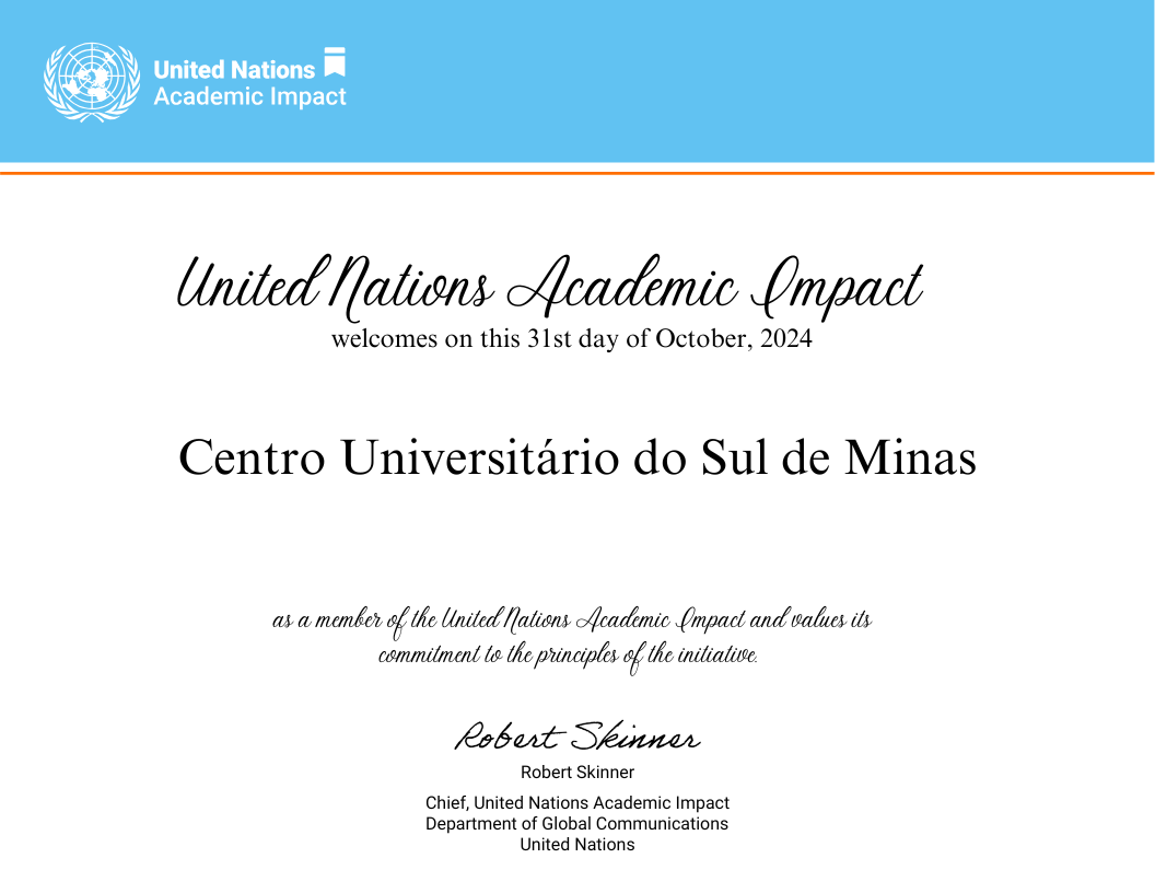 Grupo Unis é reconhecido pela ONU por seu compromisso com o desenvolvimento sustentável e os direitos humanos